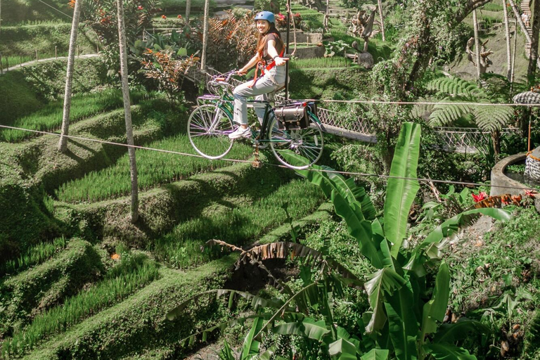 Bali/Ubud: Zipline 2-ways with combo Alas Harum Tour Zipline with Riceterrace Alas Harum Tour meet at venue
