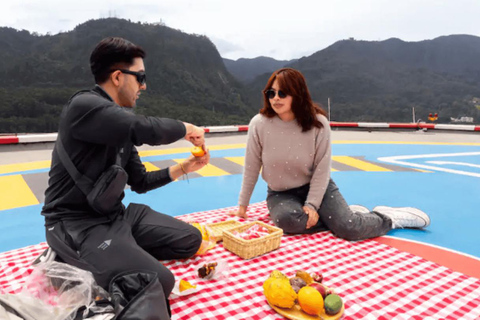 Bogota: Sky-High picnic on Bogota's highest helipad PRIVATE: Sky-High picnic on Bogota's highest helipad