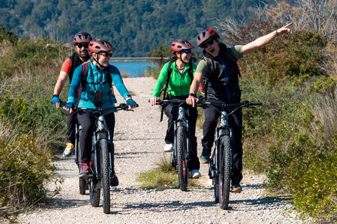 Gialova: Tour in E-Bike della Baia di Navarino con bagno nella cascata