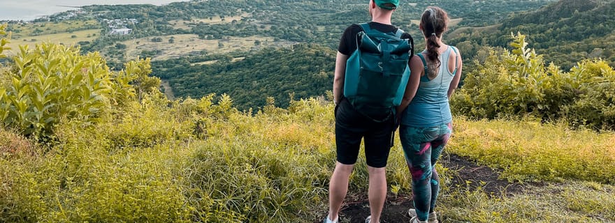 Chamarel : Randonnée dans la montagne du coucher du soleil