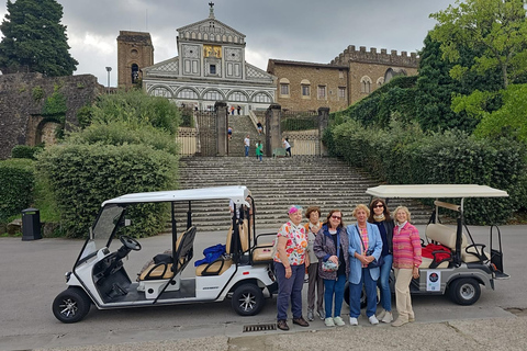 Golf cart tour of the hills of Florence and Piazza Michelangelo