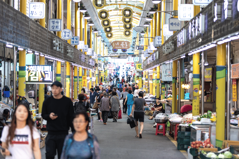 Busan : Local Market & Picnic with Riverside Cycling Tour Meeting Point 1 : Gupo Station
