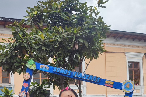 Quito: Guidad stadsvandring med chokladprovning och lunchlåda