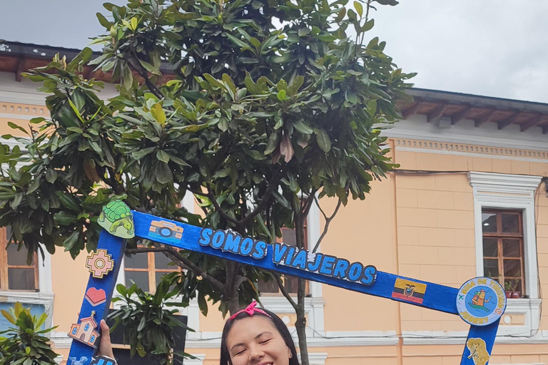 Quito: Guidad stadsvandring med chokladprovning och lunchlåda