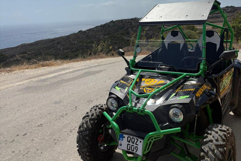 Malta: Self-Drive Buggy Tour with Lunch and Boat Transfer Self-Drive Buggy for 1 Driver