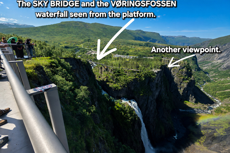 VØRINGSFOSSEN SIGHTSEEING: Waterfall & Sky Bridge Walk 2.5H