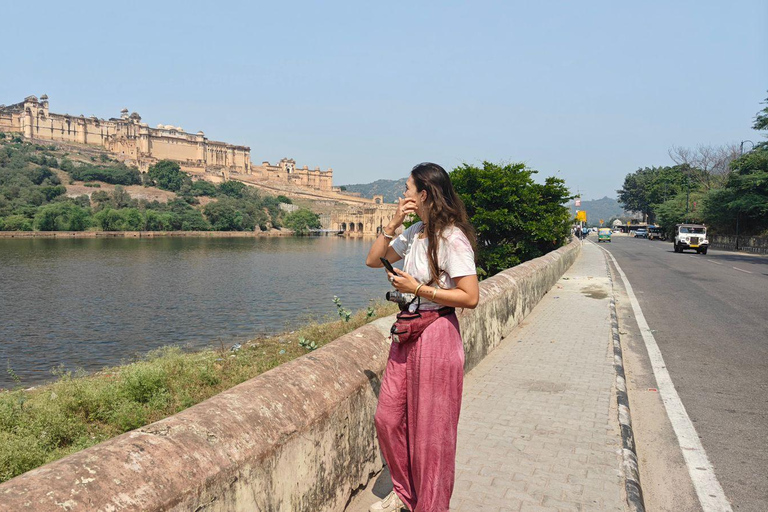 Jaipur: Full-Day Pink City Tour with Masala Tea Tour by Car and Driver with a Guide