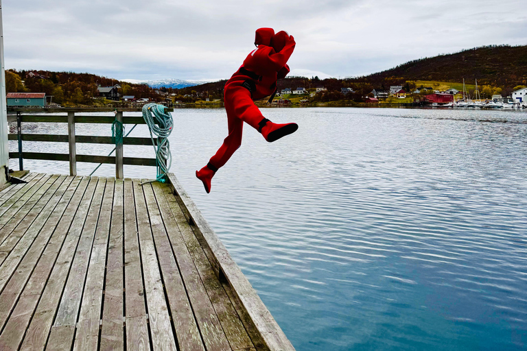 Tromsø: Ice Floating in Survival Suit