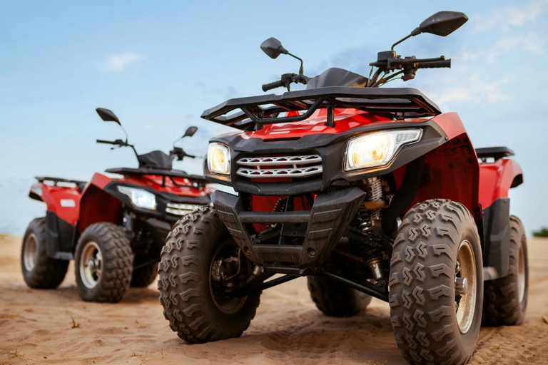 Doha: Sunset Desert Safari With Camel Ride & Dune Bashing Shared Desert Tour Pickup from meeting point Without Camel