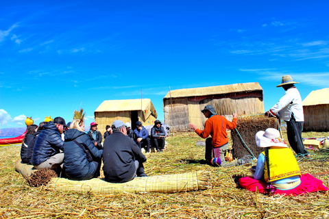 Experience tour in the Uros Islands with overnight stay in a floating lodge 2 Days 2-Day Experiential Tour of the Uros Islands with Overnight Stay in a Floating Lodge