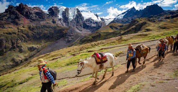 Rainbow Mountain Horseback Riding Tour + Buffet Lunch