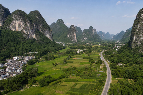 Yangshuo: Ruyi Peak, Silver Cave & Ten-Mile Gallery Tour E-Tickets with Driver Transfers