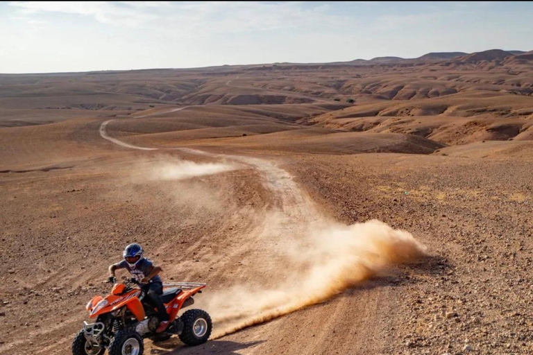 Marrakech: Agafay Desert Quad & Camel Rides With Dinner Show