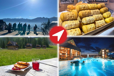 Krakow: Zakopane Tour, Spirits, Tasting & Thermal Springs Krakow: Zakopane Tour & Thermal Springs with Hotel PickUp