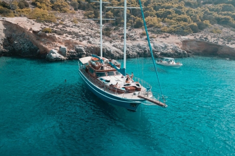 Athens: Agistri, Moni & Aegina Day Cruise with Swimming Stop Agistri, Moni & Aegina Day Cruise with Pickup
