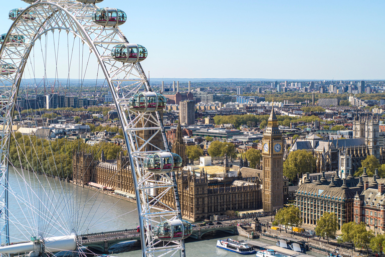 Londres: London Eye, crucero por el río y tour en autobús libres24 horas Big Bus Hop-on Hop-off, crucero por el río y London Eye