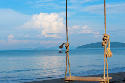 Krabi: Unieke privévaart met tijgergrot tempel &amp; cafés