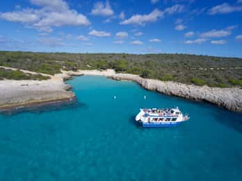 From Cala en Bosch: Galdana Shuttle Boat Return Ticket