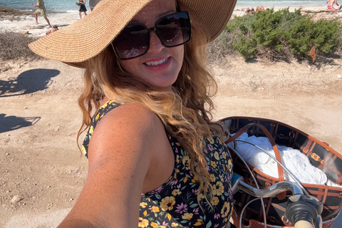 Ibiza: Formentera Boat Trip with Food, Drinks, & Bike Tour All- Inclusive Boat&Bike Tour in Formentera I Origin Edition