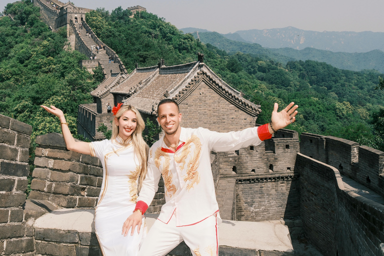 Forbidden City & Mutianyu Great Wall Tour w/ Multi-language Group Tour– Tickets, Guide & Fixed Meeting Point