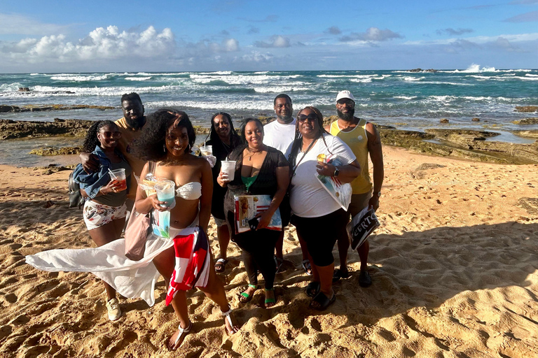 Au départ de San Juan : visite culinaire de la plage de Pinones et des barsAu départ de San Juan : excursion à la plage et aux bars de Pinones