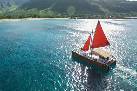 Waikiki: Authentic Hawaiian Cultural Sail (Morning Calm) Authentic Hawaiian Cultural Sail 8am Morning (Private)
