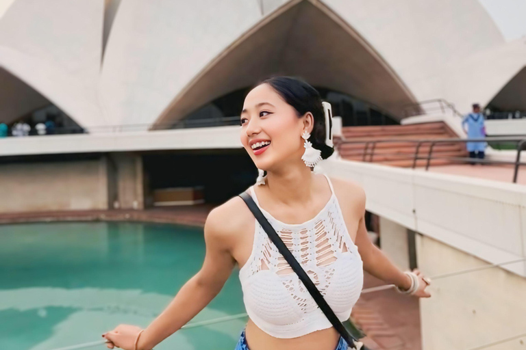 Delhi: Old and New Delhi Private Full or Half-Day Tour Half-Day New Delhi Tour with Hotel Pickup, Driver, and Guide