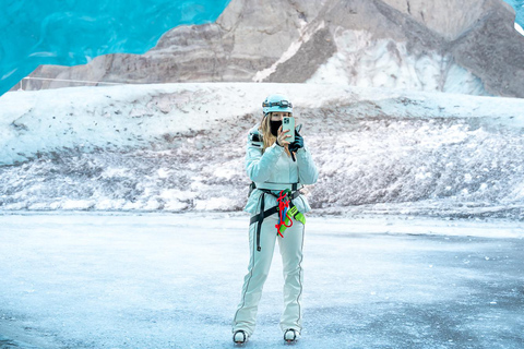 From Jökulsárlón: Ice Cave and Glacier Exploration Tour