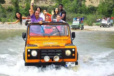 Alanya: Dim Cave and Dimçay River Jeep Safari Tour