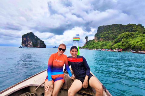 Krabi: Private 4 Islands Longtail Tour with Hotel Pick-up Private 4 Islands Sunset Tour with Dinner (Afternoon)