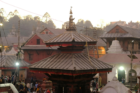 Katmandu: Pashupatinath Open Cremation & Evening Aarati