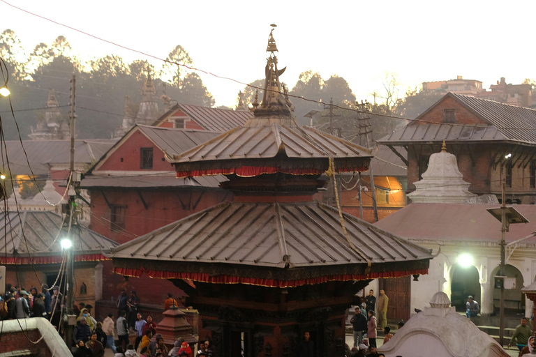 Katmandu: Pashupatinath Open Cremation & Evening Aarati