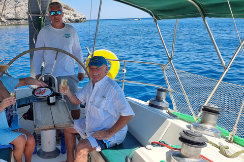 Rhodes Private Luxury Day Cruise Lunch, Coctails, Champagne