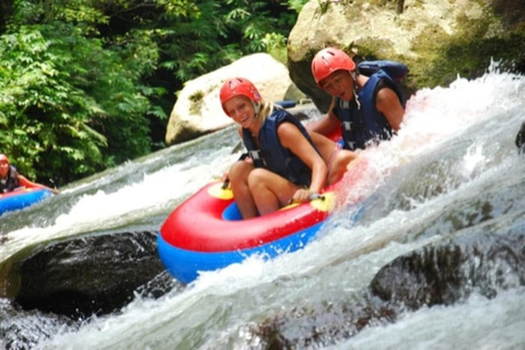 Ubud: Pakerisan Jungle River Tubing Abenteuer mit MittagessenTubing-Abenteuer mit Treffpunkt