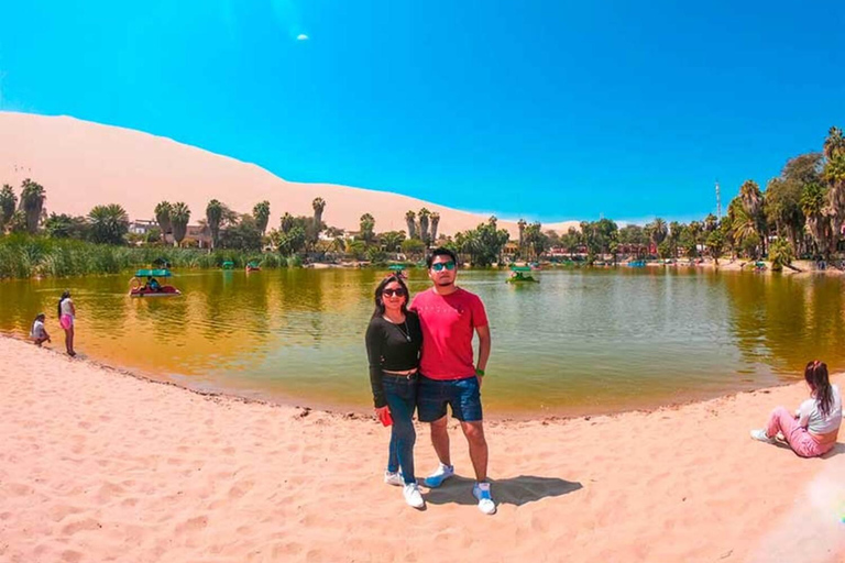 From paracas: Ballestas, Ica & Huacachina Round trip