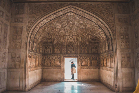 Från Delhi: Dagsutflykt med guide till Agra och Fatehpur Sikri