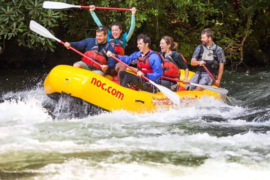 Bryson City: NOC Rafting & Ducky Kajakverleih. Foto: GetYourGuide