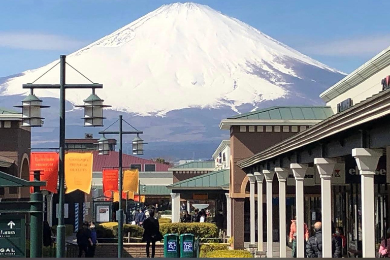 Tokio: Całodniowa wycieczka na górę Fuji i do centrum handlowego GotembaZakupy w pobliżu Moj t Fuji