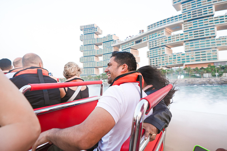 Dubai: Sightseeing Speedboat Tour with Live Tour Guide 1.5-Hour Tour with Atlantis and Burj Al Arab