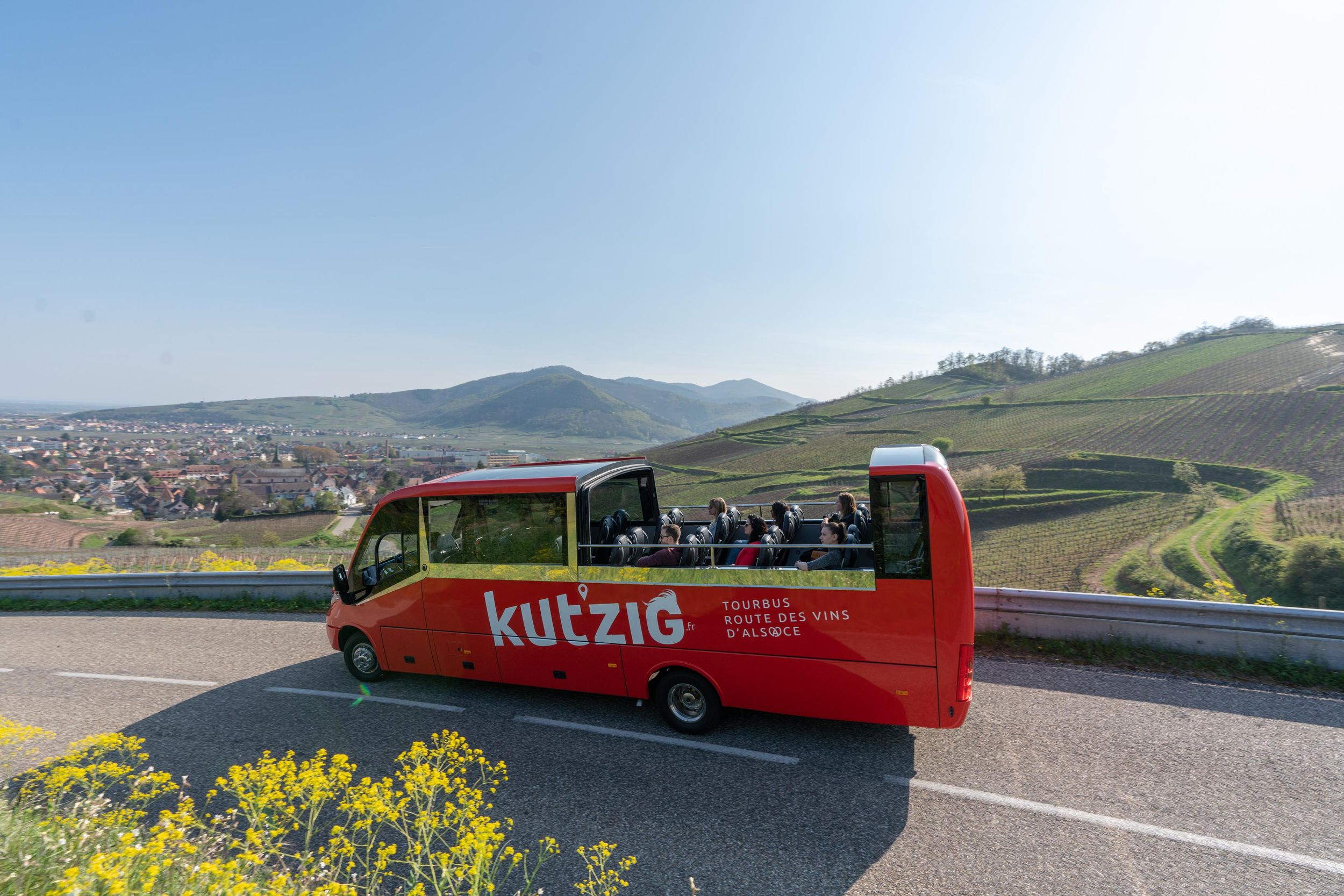 Elsässische Weinstraße: Hop-on-Hop-off-Tour mit dem Cabrio-Bus
