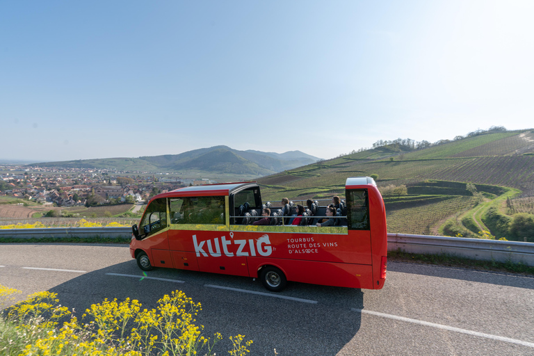 Alsace Wine Route: multi-stop convertible bus tour KUT'ZIG: April, May, June, October