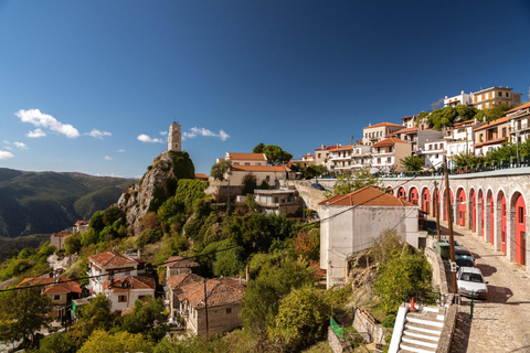 Het orakel van Delphi & de trappen van de heilige Paulus uit het oude Korinthe