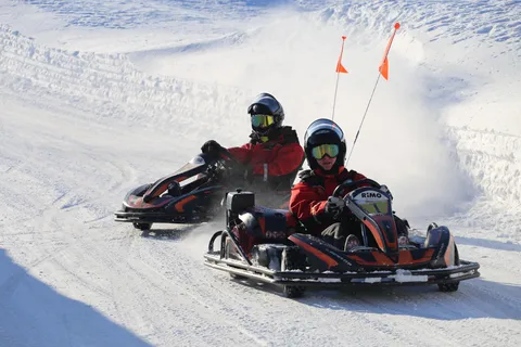 Saariselkä: Experiencia en karting sobre hielo