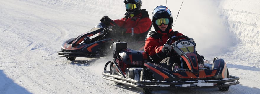 Saariselkä : Karting sur glace