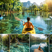 Krabi: Clear Water Canal Sunrise Kayak & SUP Krabi: Clear Water Canal Sunrise Kayak & SUP