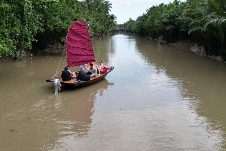 Dagtocht naar Mekong: eten, motor, boot in kleine groepPrivé dagtocht naar Mekong: eten, motor, boot