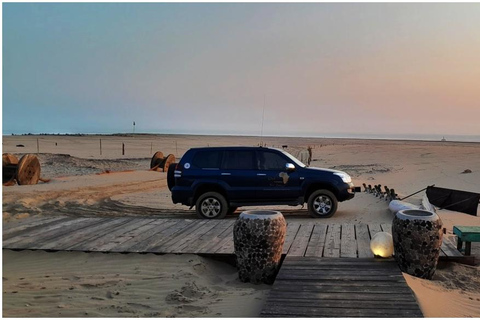 Walvisbay: Sandwich Harbour SUNSET Tour-End It Beautifully