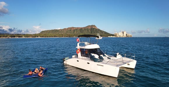 Oahu: Private Catamaran Sunset Cruise & Optional Snorkeling