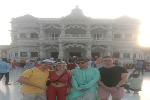 Desde Agra: Tour privado por el Taj Mahal y Mathura y Vrindavan