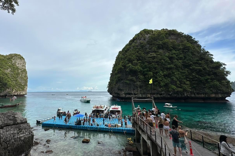 Från Phi Phi: Halvdagsutflykt med longtailbåt och snorkling